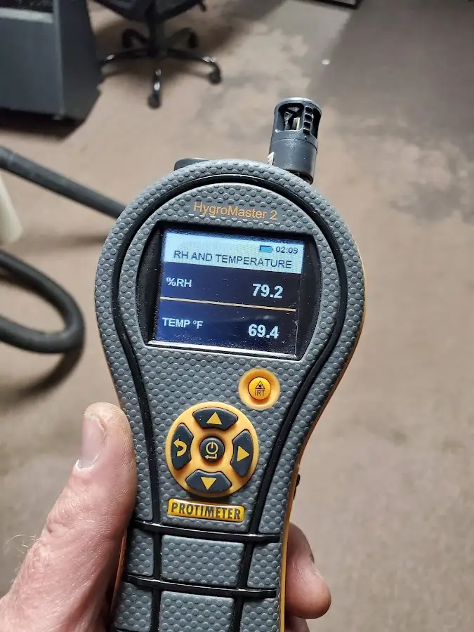 Moisture meter humidity assessment for Fire & Smoke Damage Restoration in Grambling